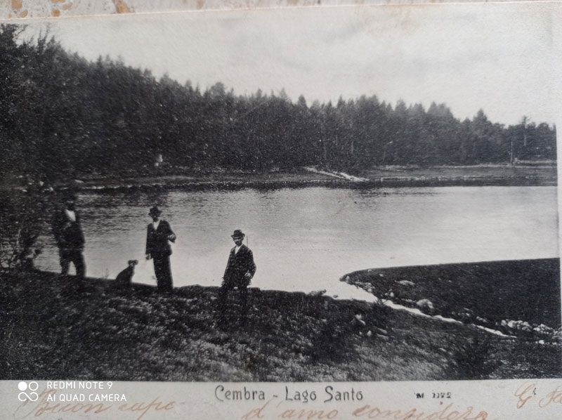 cartolina del lago santo primi 900